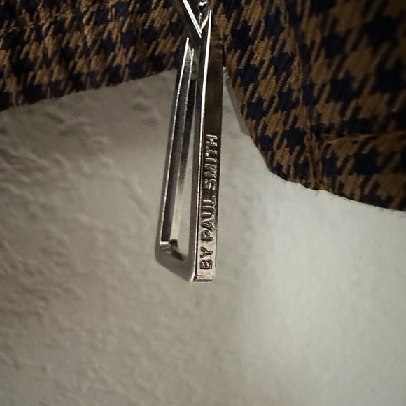 PAUL SMITH Prince Of Wales-Check Zip-Up Jacket, Brown. Academia. Classic, XL. - Picture 5 of 15